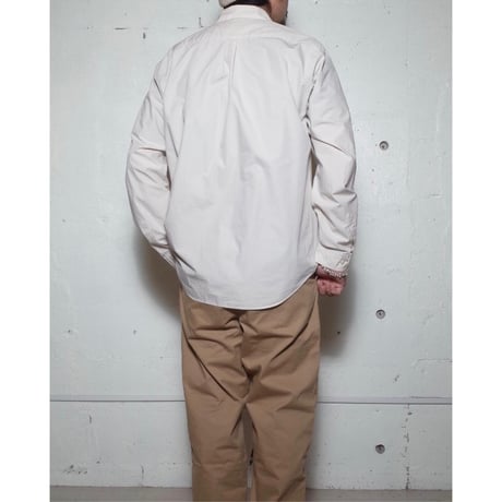 MANUAL ALPHABET マニュアルアルファベット "LOOSE FIT REGULAR COLLAR SHT"