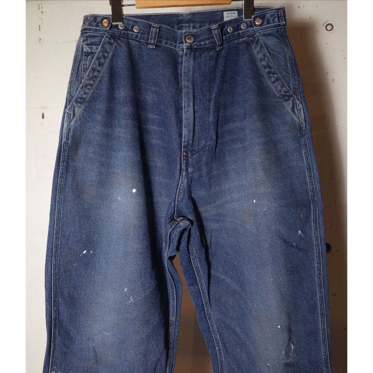 ORDINARY FITSベルパンツBELL PANTS 中古　ユーズド　28 オーディナリーフィッツベルパンツユーズドブルー28インチ