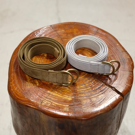 hobo ホーボー "DOUBLE RING BELT PIG SUEDE＂ベルト