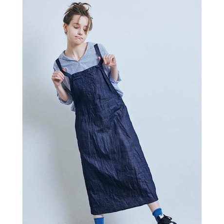 (g) グラム "LIGHT DENIM JUMPER SKIRT"ライトデニムジャンパースカート