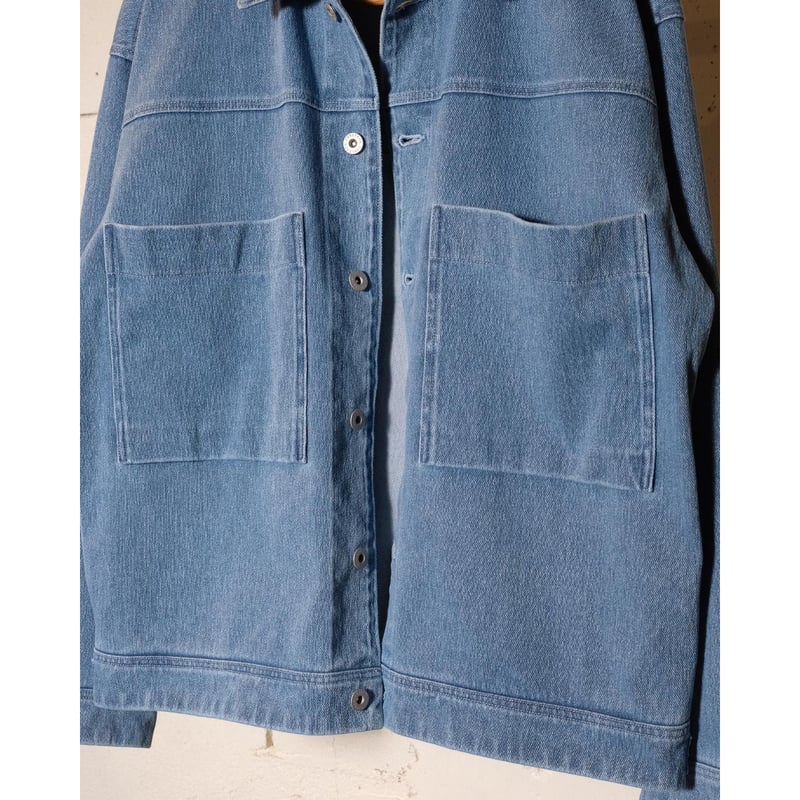 CURLY カーリー ”DENIM TRUCKER JACKET -used washed-