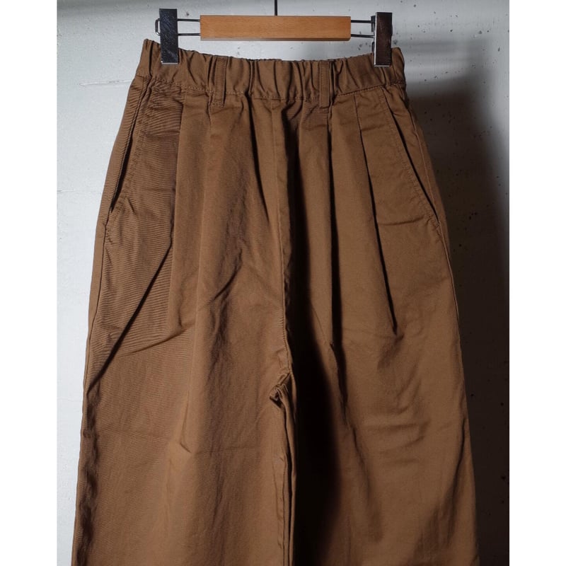 TRAVAIL MANUEL トラバイユマニュアル コンパクトチノワイドパンツ TRAVAIL MANUEL トラバイユマニュアル 