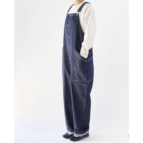 HARVESTY ハーベスティー"DENIM CLOTH OVERALLS "デニムオーバーオール