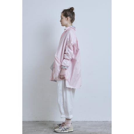 (g) グラム "CUFF FRILL OVER SHIRT"