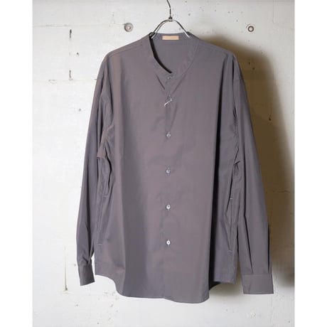 LAMOND ラモンド "Soft Cotton Band Collar Shirts ＂バンドカラーシャツ