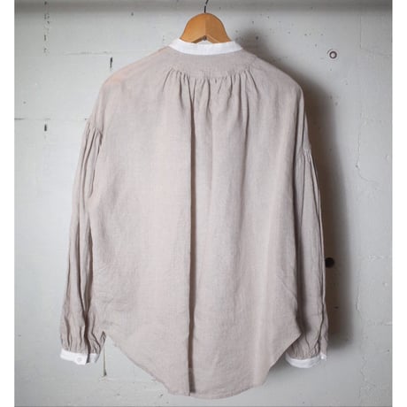 MANON マノン "LINEN CRELIC AMICAL SHT" リネンクレリックアミカルシャツ
