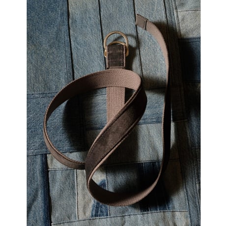 hobo ホーボー "DOUBLE RING BELT PIG SUEDE