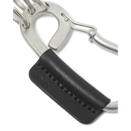 hobo ホーボー "CARABINER KEY RING L with COW LEATHER"カラビナ