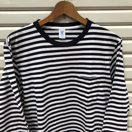 VELVASHEEN / NARROW STRIPE L/S C/N TEE W/PK