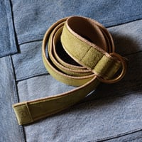 hobo ホーボー"DOUBLE RING BELT PIG SUEDE" ベルト
