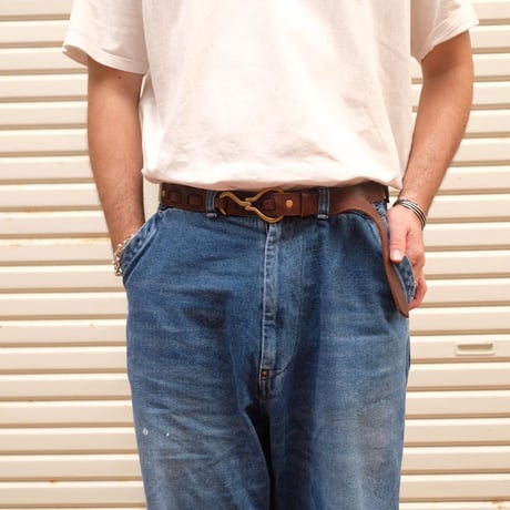 SLEAK LEATHER スリークレザー "leather belt"