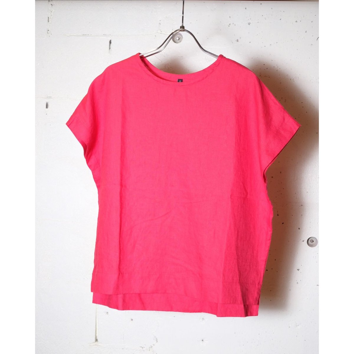 TRAVAIL MANUELトラバイユマニュアル　リネンギンガムチェックブラウス TRAVAIL MANUELトラバイユマニュアル リネンギンガムチェックブラウス