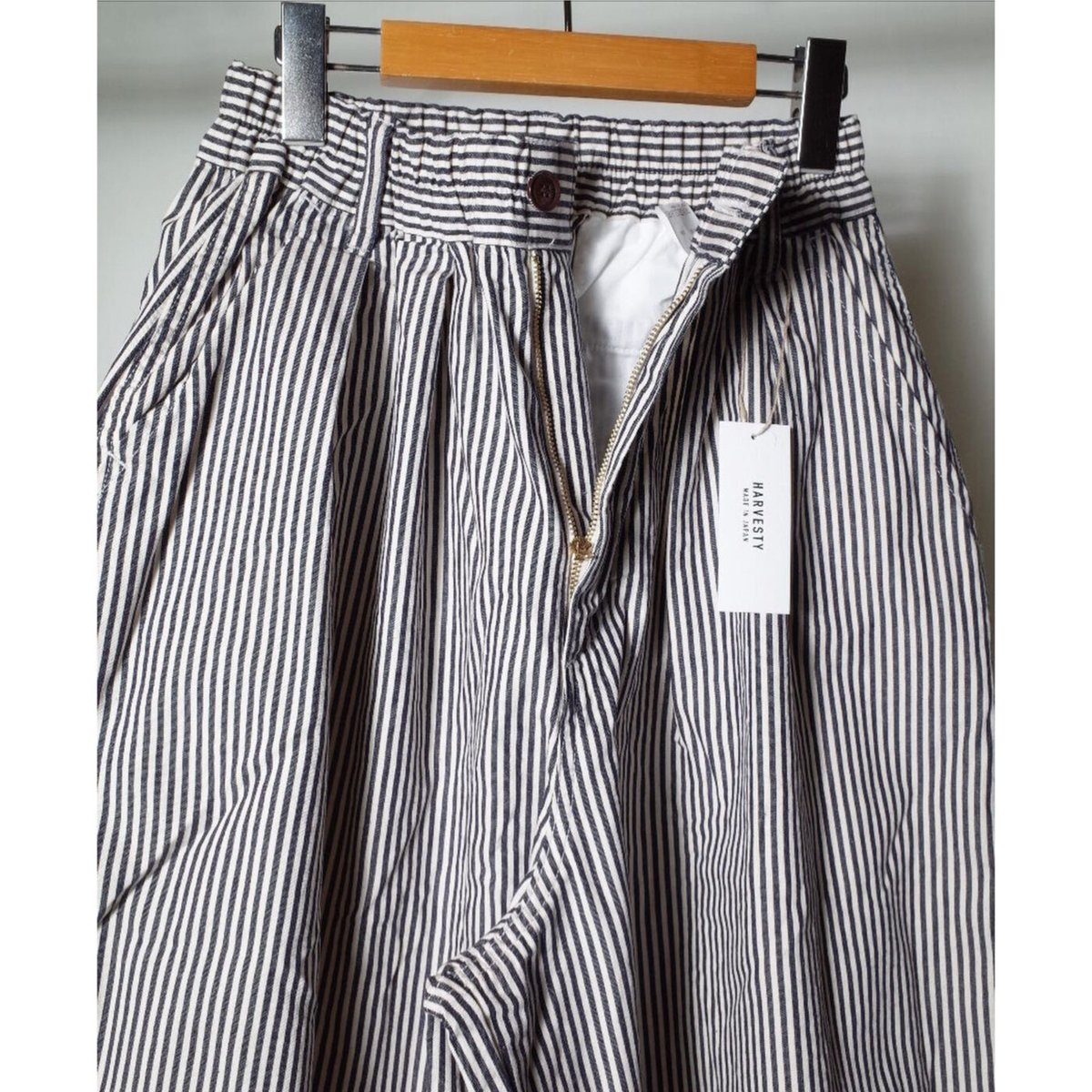 HARVESTY ハーベスティ　サーカスパンツ　ストライプ　サイズ0 HARVESTY ハーベスティー 