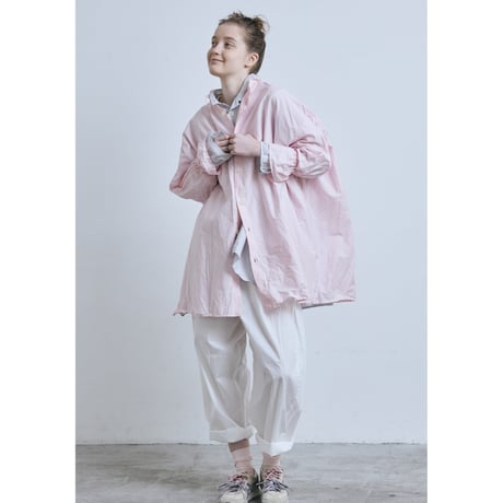 (g) グラム "CUFF FRILL OVER SHIRT"