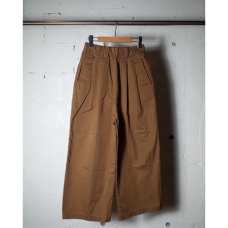 新品 トラバイユマニュアル コンパクトチノ シャムパンツ TRAVAIL MANUEL トラバイユマニュアル 