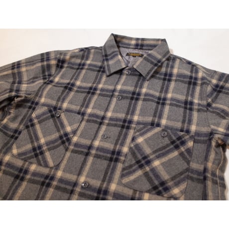 A VONTADE / Crazy Check Open Shirts L/S