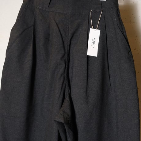 HARVESTY ハーベスティ "T/R WIDE EGG CROPPED PANTS" ワイドエッグクロップドパンツ