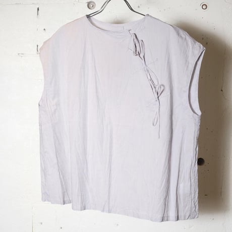 (g) グラム "FRONT RIBBON BLOUSE"フロントリボンブラウス