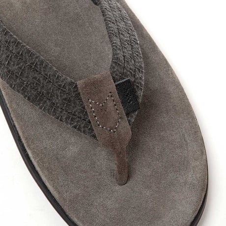 hobo ホーボー "THONG SANDAL COTTON SASHIKO by ISLAND SLIPPER" アイランドスリッパ