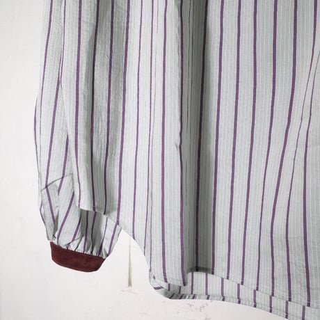 MANON マノン "PULL OVER GATHER BLOUSE"