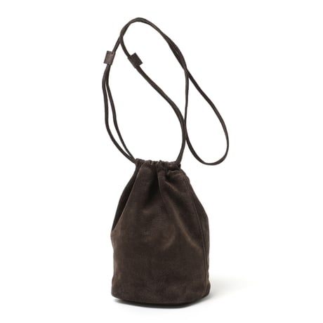 hobo ホーボー"DRAWSTRING POUCH PIG SUEDE"