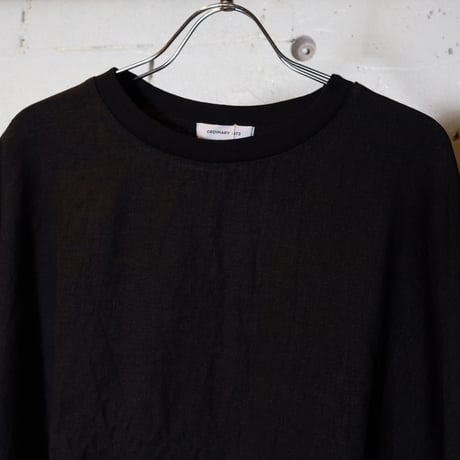 ORDINARY FITS オーディナリーフィッツ " LINEN WIDE PULLOVER TEE"