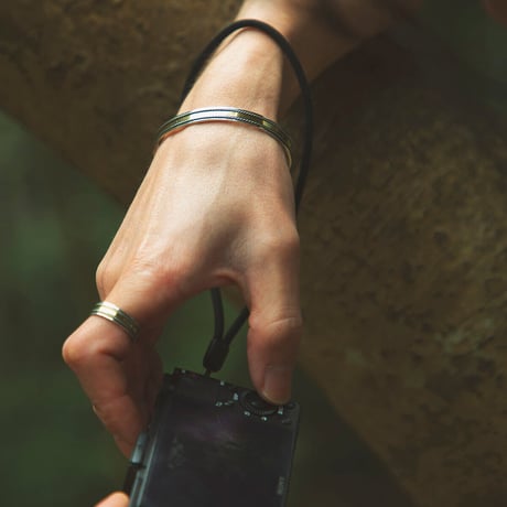 hobo ホーボー "ROPE RING 925 SILVER with BRASS" リング