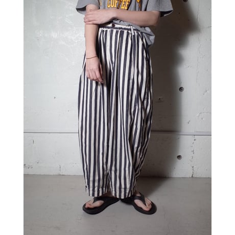 HARVESTY ハーベスティー "STRIPES CIRCUS PANTS" ストライプサーカスパンツ