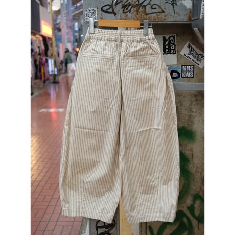 HARVESTY ハーベスティー"PENCIL STRIPES CIRCUS PANTS"