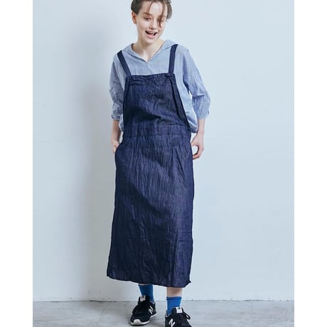 (g) グラム "LIGHT DENIM JUMPER SKIRT"ライトデニムジャンパースカート