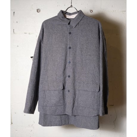 (g) グラム "WOOL SHAGGY OVER SHIRT"