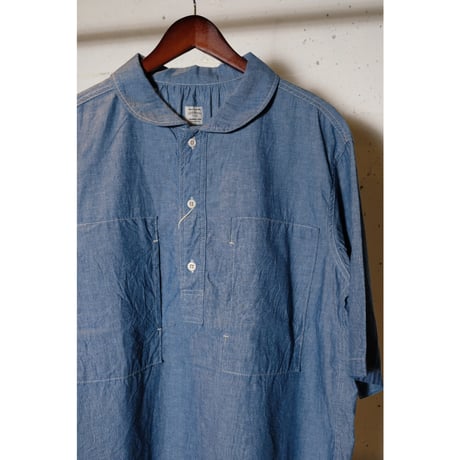 ORDINARY FITS オーディナリーフィッツ "CHAMBRAY SHORT SLEEVE PULLOVER SHIRTS" プルオーバーシャツ