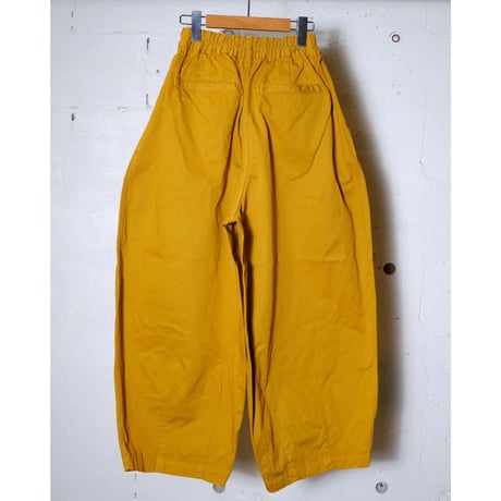 HARVESTY ハーベスティー"CIRCUS PANTS_ MUSTARD