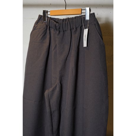 HARVESTY ハーベスティー"RELAXING TWILL CROPPED EASY CIRCUS PANTS"