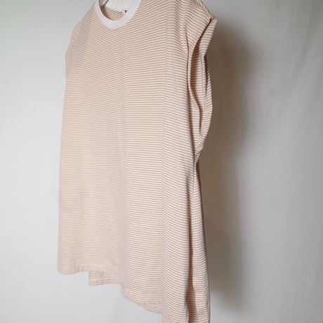 MANON マノン "IN TUCK FRENCH SLEEVE TEE"