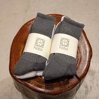 hobo ホーボー "3P PILE CREW SOCKS C/N/P/PU"