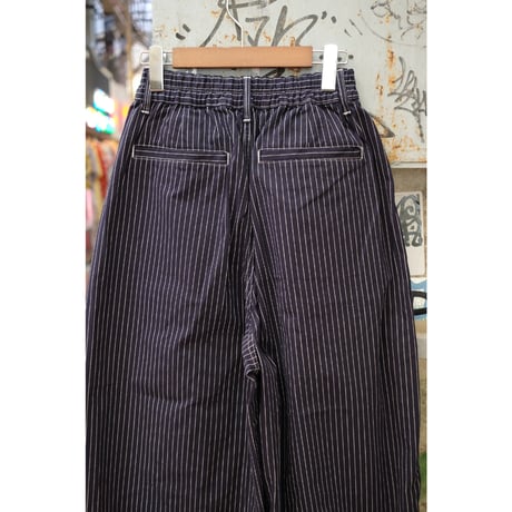 HARVESTY ハーベスティー"PENCIL STRIPES CIRCUS PANTS"