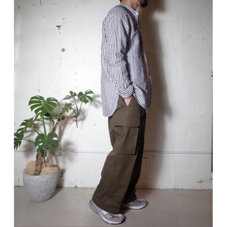 A VONTADE アボンタージ "Banded Collar Shirts -Cotton/Linen" バンドカラーシャツ