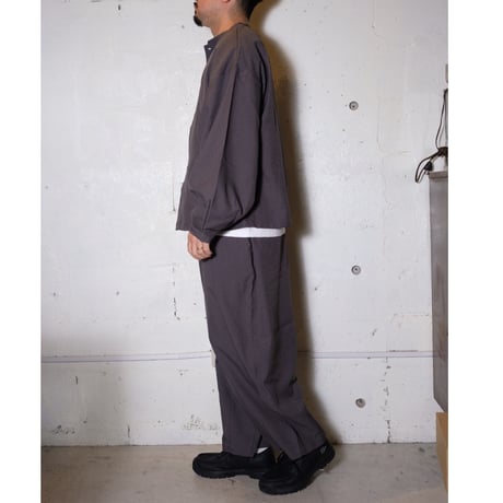 HARVESTY ハーベスティー"RELAXING TWILL CROPPED EASY CIRCUS PANTS"