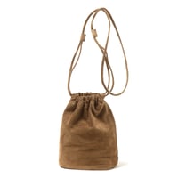 hobo ホーボー"DRAWSTRING POUCH PIG SUEDE"