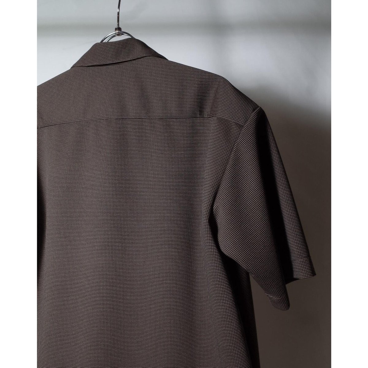 CURLY カーリー ” REGENCY S/S SHIRTS“HOUNDSTOOTH