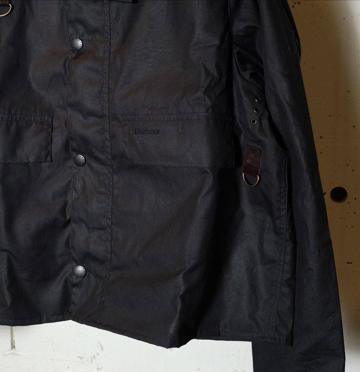 BARBOUR SPEY WAX L バブアー スペイ ワックス ブラック FREAK'S STORE ブルゾン アウター Barbour/バブアー barbour