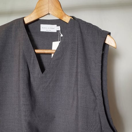 MANUAL ALPHABET マニュアルアルファベット "T/W PULLOVER VEST"ベスト