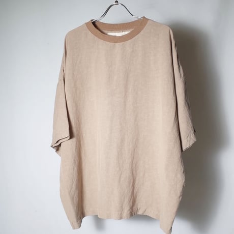 HARVESTY ハーベスティー "SHORT SLEEVES PULLOVER LINEN/RAYON " プルオーバー