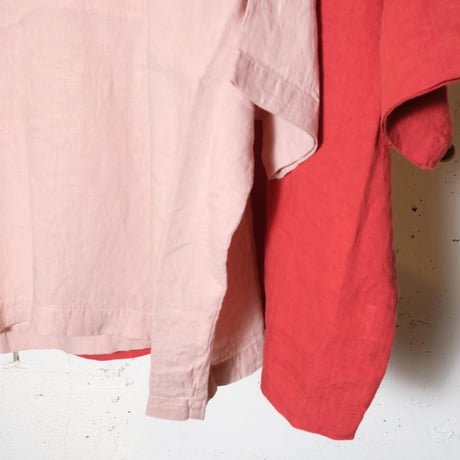 HARVESTY ハーベスティー "FRENCH LINEN S/S PULL OVER"フレンチリネンプルオーバー