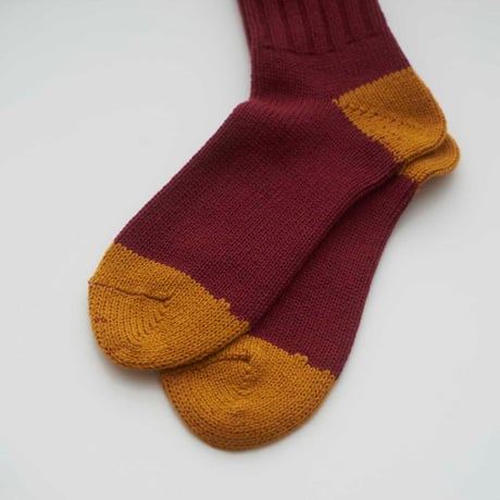 CURLY カーリー "ECOLOGICAL BICOLOR SOCKS" ソックス