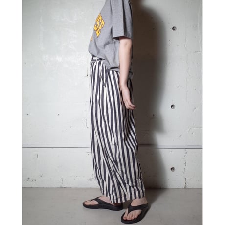 HARVESTY ハーベスティー "STRIPES CIRCUS PANTS" ストライプサーカスパンツ