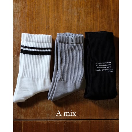 tus +  "3MIX COLOR PACK SOCKS"
