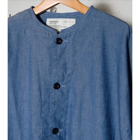 HARVESTY ハーベスティ"CHAMBRAY BIG ATELIER JACKET"ビッグアトリエジャケット