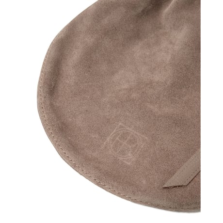 hobo ホーボー "DRAWSTRING POUCH FIDLOCK® BUCKLE COW SUEDE"ドローストリングポーチ